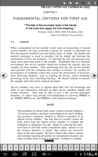 Military First Aid Handbook Screen 3