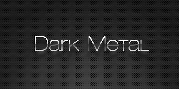 FREE Dark Metal GO Theme