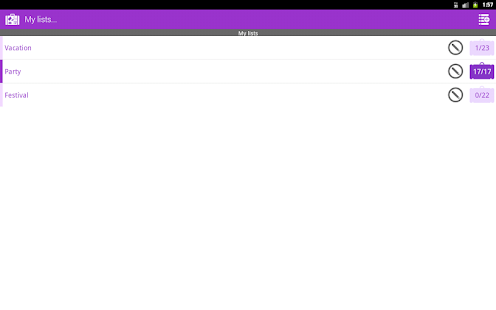 Suitcase Checklist Screenshots 1
