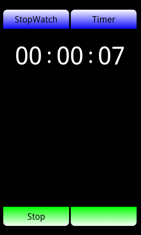 Stop watch &amp; Timer Screen 3