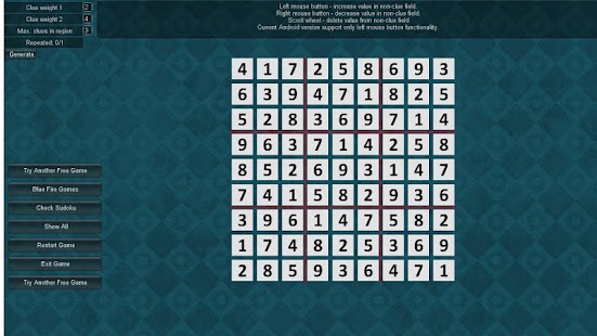 Free Sudoku Screenshots 2