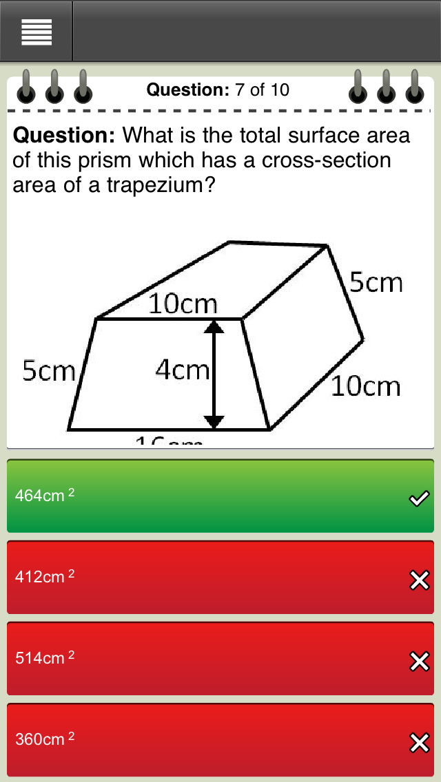 GCSE Maths Screen 3