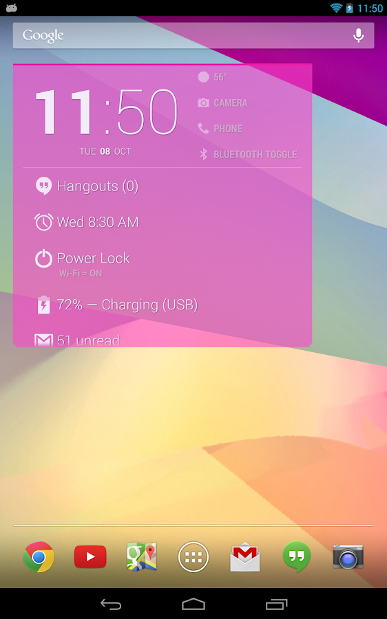 Better DashClock Widget - screenshot