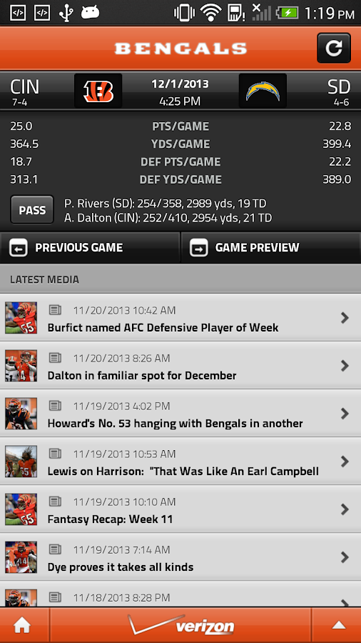 Cincinnati Bengals Mobile Android Apps on Google Play