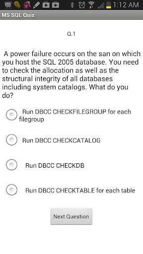 MS SQL Quiz