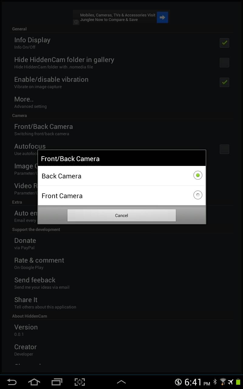 HiddenCam Screen 3