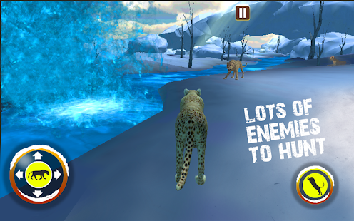 Snow Wild Leopard Attack Sim Screenshots 1