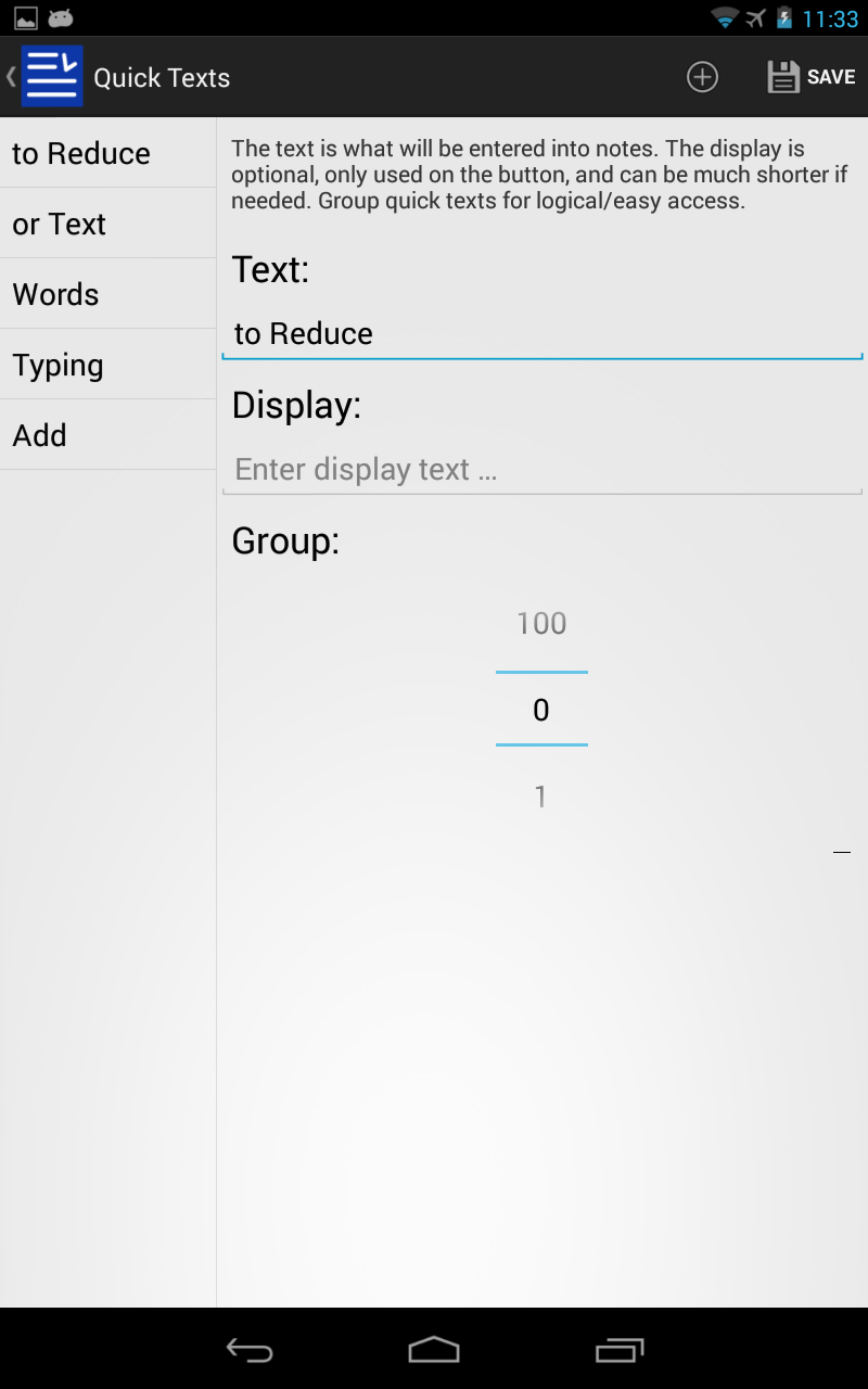 Timestamped Field Notes Screen 3
