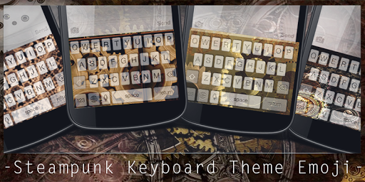 Steampunk Keyboard Theme Emoji