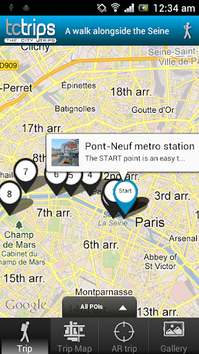 【免費旅遊App】Paris Along the Seine-APP點子