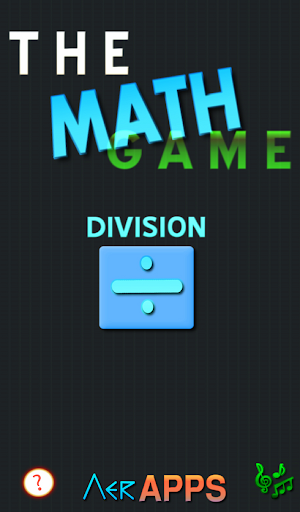 The Math Game - Division