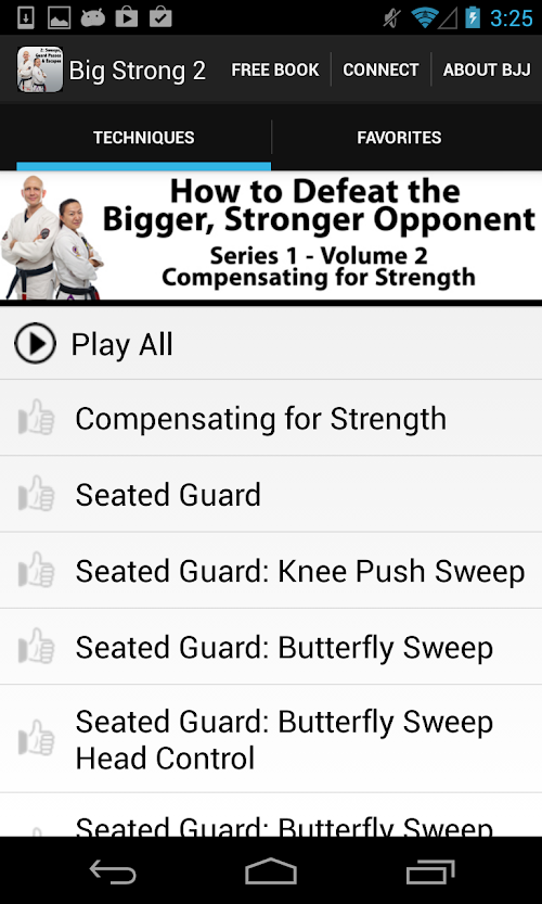 Android application Big Strong 3 - Top 5 Moves App screenshort
