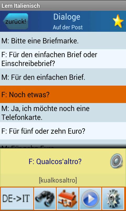 Italienisch Lernen &amp; Sprechen Screen 3