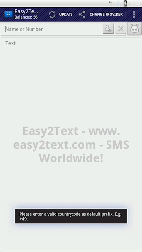 WebSMS Connector: Easy2Text