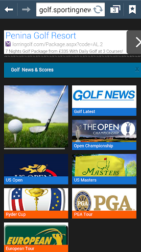 Golf News and Scores