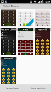 exDialer B-Gold theme - screenshot thumbnail