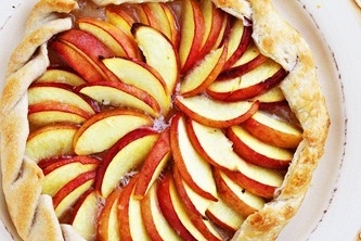 Rustic Peach and Ginger Tart