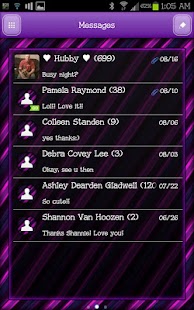 How to download GO SMS - Purple Stripes 5 1.1 unlimited apk for pc