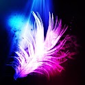 3D lovely Feather logo