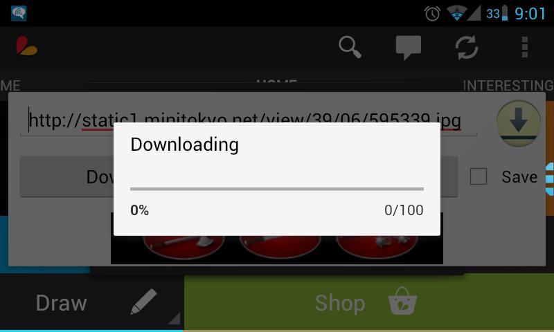 android app download image from url