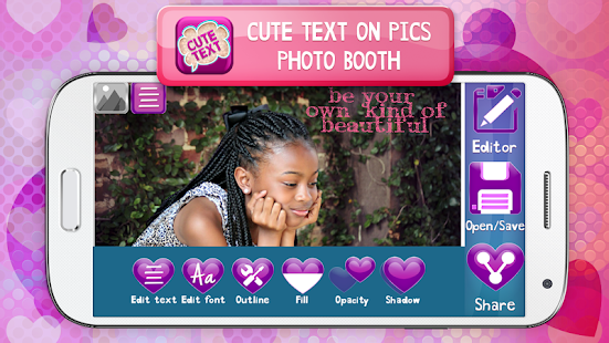Cute Text on Pics Photo Booth Screenshots 4