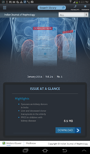 Indian Journal of Nephrology