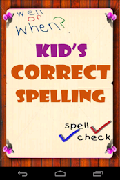 Kids Correct Spelling poster 1