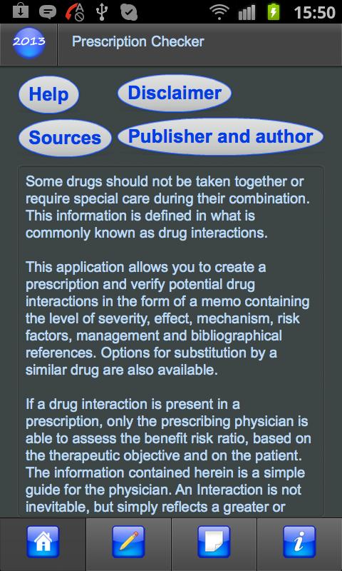 Android application Prescription Checker screenshort