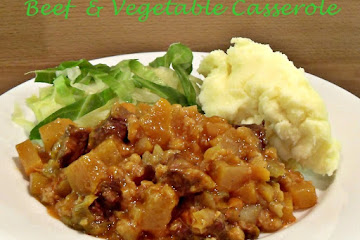 Slow Cooked Beef & Vegetable Casserole