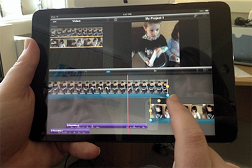 Android application Guide For imovie editing screenshort