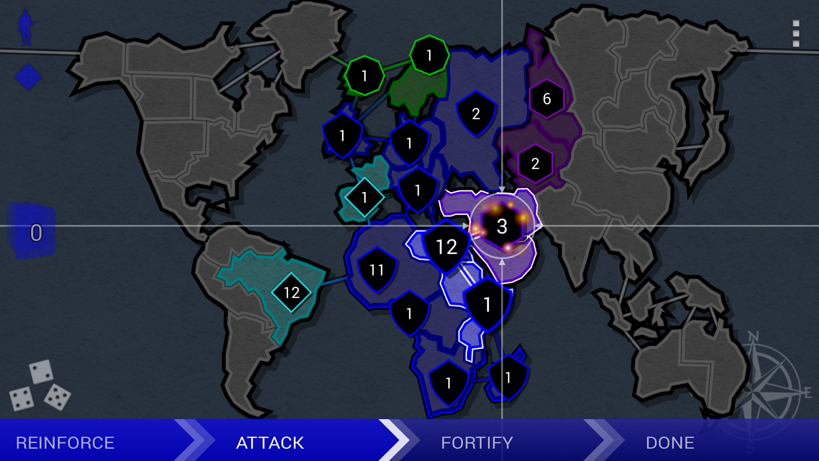  Border Siege [war & risk]: captura de tela 