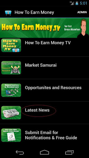 【免費教育App】How To Earn Money TV - Videos-APP點子