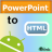 PowerPoint to Web Page HTML mobile app icon