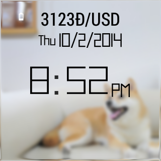 【免費生活App】Dogecoin Shibe Watch Face-APP點子