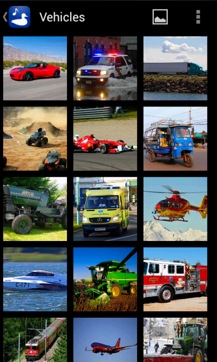 Quality Images Sounds for Kids Screen 2