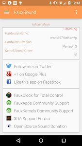 Screenshot FauxSound Audio/Sound Control v1.4.9