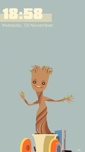 I am groot Liver Locker Theme