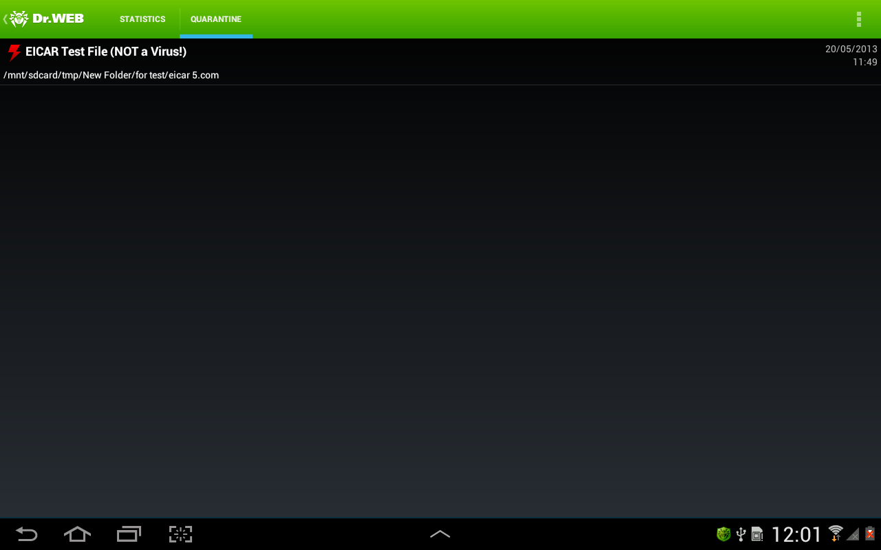 Dr.Web v.8 Anti-virus Life lic - screenshot