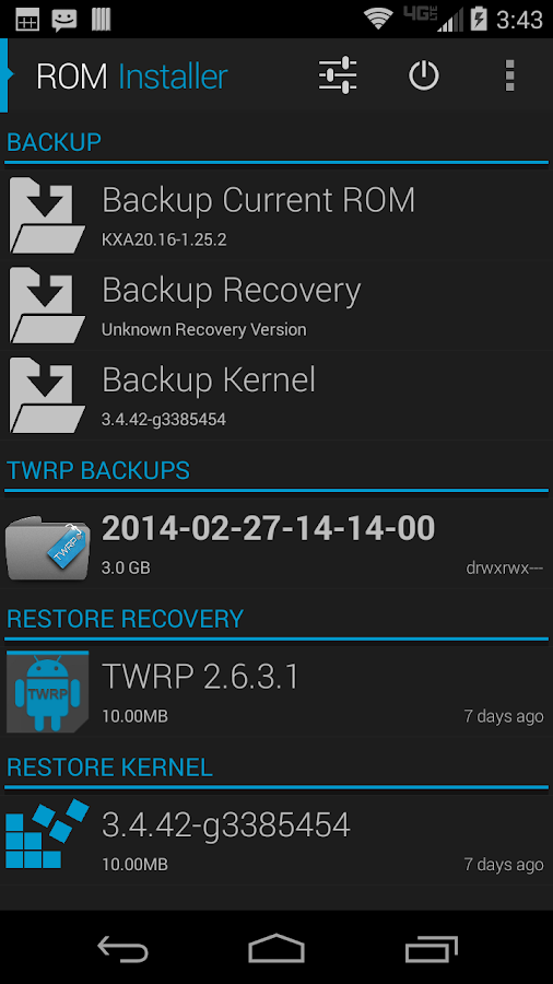    ROM Installer- screenshot  