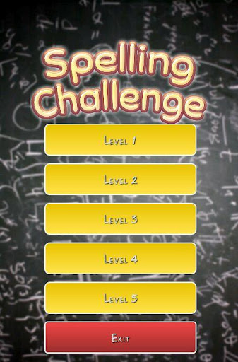 Spelling Challenge