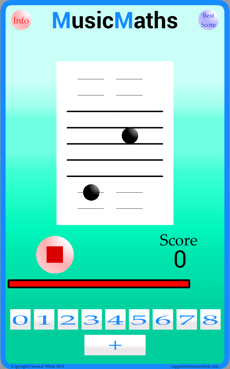 MusicMaths Screen 2