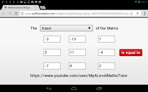 【免費教育App】Matrix Trace Calculator-APP點子