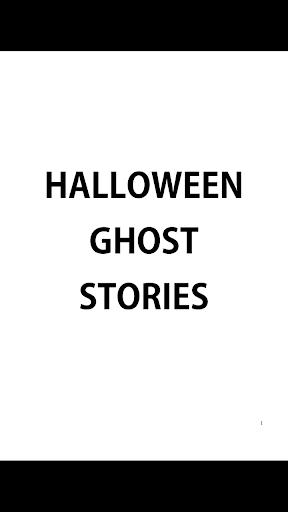 Halloween Ghost Stories