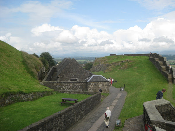The back side of Stirling Castle.