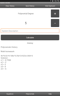 Equations Calculator Screenshots 7
