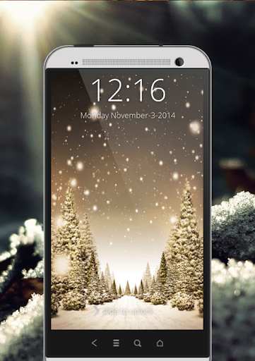 Snowfall Screen Lock