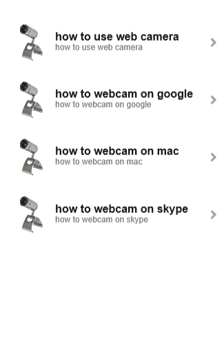 How to webcam for you