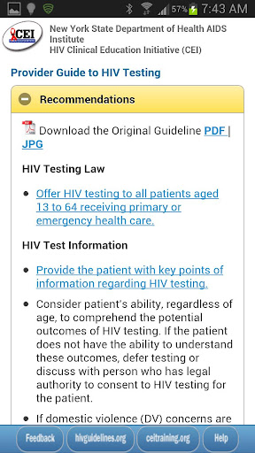 【免費醫療App】HIV-Testing Clinical Guideline-APP點子