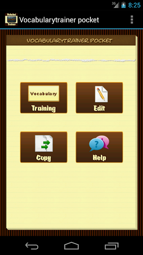 Vocabularytrainer pocket