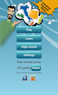 Zemích Světa Na Mapě Quiz - náhled